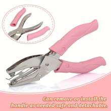 Hand-Held Labor-Saving Puncher, Love Star-Shaped Round 5 Types Of Single-Hole Manual Ticket Punching Machine - 5.5mm Love Hole - View 5