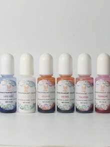 Clear Color Pigment, Water-Based Dye Paint For Coloring Ab Glue And Handicrafts - 24 transparent colored - View 5