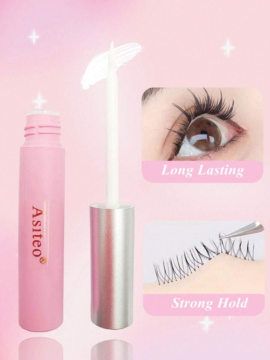 Asiteo Hypoallergenic Waterproof Eyelash Glue Super Strong Hold