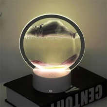 1入時尚LED桌燈移動3D潮流流沙藝術產品，快速沙畫與LED燈組合 - 流沙燈 - 查看 8