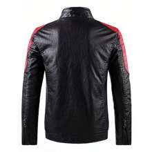 Chamarra De Motociclista Hombre Rompe Vientos Moto - Negro - Ver 3