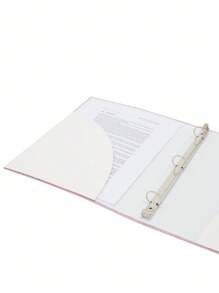 Paper Junkie 2 Pack Sparkly Pink 3 Ring Binder With 2 Inch Rings, Glitter File Folder Pockets For Office Supplies, Planner, Portfolio, 350 Sheet Capacity (11 X 12 In) - Pink - View 5