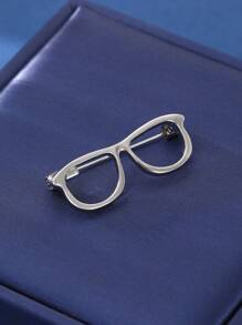 1 件创意简约眼镜风格胸针，女士晚会时尚配饰 - 眼鏡 - 查看 12