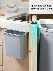 1pc Hanging Kitchen Waste Sorting Bin For Cabinet Door Or Wall Mounting - Multicolor - View 2