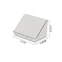 1入浴室鏡子櫥櫃收納盒,牆掛式化妝品組織架,適用於化妝檯,隱形眼鏡,卸妝棉 - 透明小明 - 查看 9