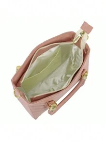 Women Tote Bags - Màu hồng gỉ - Xem 3