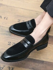 男士黑色休閒正裝鞋 - 彩色 - 查看 4