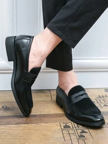 男士黑色休閒正裝鞋 - 彩色 - 查看 2