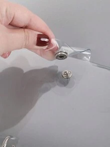 1pc A5 Creative Pvc Transparent Notebook Cover With Detachable Loose-Leafs, Memo Pad,Back To School,School Supplies