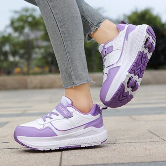 Unisex Roller Skate Shoes, 4 Wheels Detachable, Suitable For Students, Sports Roller Skating Shoes