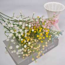 5入組發亮雪花草,共108朵花,豪華人造花束禮品,適用於情人節,餐桌裝飾品,客廳家飾,中心點,插花裝置 - 紫色 - 查看 2