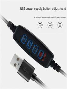 1pc Led Bar Table Lamp Usb Powered Ambient Light For Decoration Atmosphere Night Light Desk Creative Lamp - Black - View 9