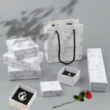 1 件紙質禮盒聖誕節情人節禮品包工藝展示新年禮物盒耳環項鍊手鍊配件包 - Gift Box - 查看 5