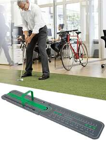 Golf Putter Alignment Guide Rail Precision Trainer - Grey - View 2