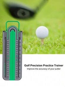 Golf Putter Alignment Guide Rail Precision Trainer - Grey - View 6