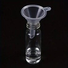10Pcs Clear Plastic Mini Funnel For Lab Bottles, Essential Oils, Perfumes, Spices, Sand Art, And Powder - Essential Tool For Accurate Measurement And Transfer, Living Room Home Bedroom Bathroom House Decor, Travel Stuff, Wedding, Party, Birthday, Gifts For Men Mom Dad Friends, New Years, Accessories, Funny Gift
