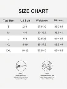 1件女式高腰塑形短褲,塑腹提臀無縫塑身內衣 - 黑色 - 查看 8