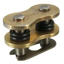 6 件裝重型金色 520h 530h 鏈條扣連接器主接頭連桿帶 O 型環用於越野摩托車 - 530H-6PCS - 查看 1