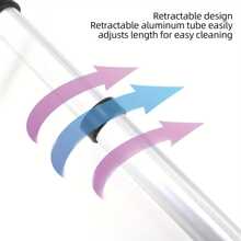 汽車除雪鏟/冰刮/汽車牛津雪鏟,車輛鋁合金伸縮雪鏟,延長式除雪刷 - 藍色 - 查看 6