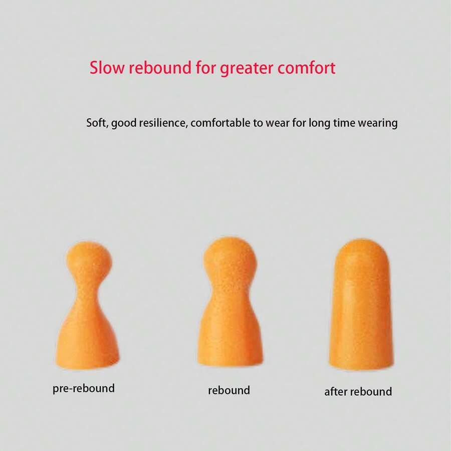 1 Pair Boxed Earplugs For Noise Elimination Earplugs For Sleep Work