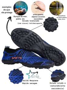 Women Water Shoes - 藍色 - 查看 1