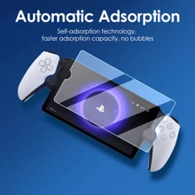 1 Pc Pack Tempered Glass 8 Inch Compatible With PlayStation Portal Screen Protector Film Friendly No White Edges Anti-Scratch - Clear - View 3