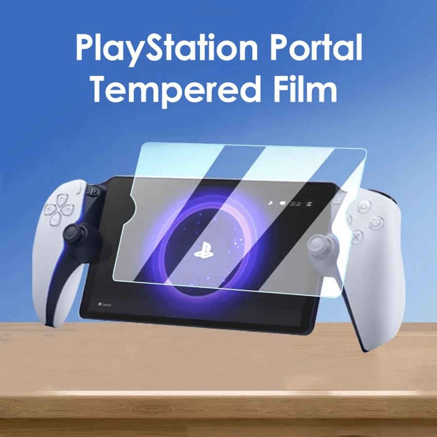 1 Pc Pack Tempered Glass 8 Inch Compatible With PlayStation Portal Screen Protector Film Friendly No White Edges Anti-Scratch - Clear - View 1