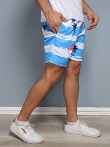Men Shorts - Màu xanh nhạt - Xem 3