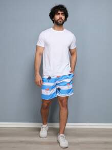 Men Shorts - Màu xanh nhạt - Xem 6