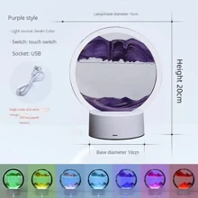 1入時尚LED桌燈移動3D潮流流沙藝術產品，快速沙畫與LED燈組合 - 流沙燈 - 查看 6