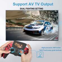 1 Piece Mini Portable Game Console 800 Mha For PS5, Retro Style Gamepad, 3500 Games For  GBA MEGA, Nostalgic Classic Game Console, Birthday Gifts Gifts - Red - View 8