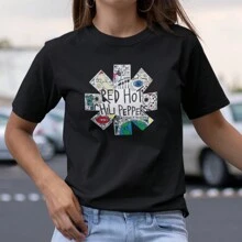 Women T-Shirts - màu đen - Xem 1