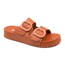 Women Flat Sandals - trái cam - Xem 5