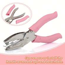 Handheld Effort Saving Puncher With 5 Types Of Single Hole Manual Ticket Puncher In Heart, Star And Round Shapes - 5mm Star Hole - View 5