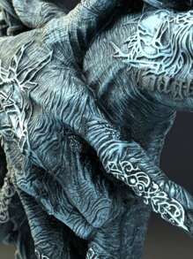 1入組樹脂五角星手掛件,掛壁龍爪裝飾品,適用於家居客廳裝飾 - 彩色 - 查看 10