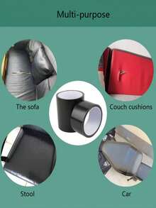 1PC Leather Patch, Self-Adhesive Cushion Patch, Waterproof Patch - Black - View 6