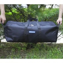 便攜式室內外衣物和雜物收納袋 - 黑色 - 查看 6