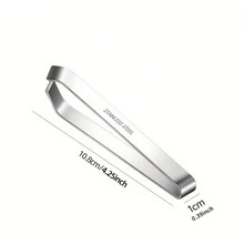 1 件不銹鋼鮭魚刺夾豬毛夾魚骨鉗雞毛鴨毛夾除毛器拉廚房除毛器夾鑷子 - 銀色 - 查看 4