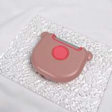 1個3合1漫畫手機式毛球修剪器,具有除靜電,旋轉滾筒和黏性表面,適用於毛衣衣物 - 粉色 - 查看 7