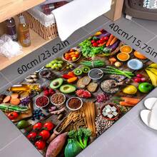 1入防滑、防水、防污垢廚房地墊- 可以機洗,適合客廳、洗衣間和浴室- 提高室內裝飾和保護地板 - 彩色 - 查看 2