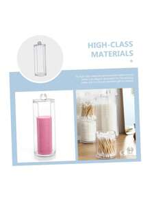 1 件塑料桌垫清洁刷化妆品收纳盒，适用于梳妆台、浴室、梳妆台和台面返校 - 無色 - 查看 5