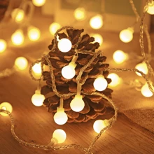 1 Miếng 3m 20 40 Ấm áp Ánh sáng Nàng tiên Trái bóng Đèn Chuỗi  , Chạy bằng pin ( Không bao gồm ) , Thích hợp Đối với Cắm Trại Ngoài Trời , DIY , Đồ trang trí , Lễ cưới Buổi tiệc Phòng ngủ , Trang trí sinh nhật , Lều String - màu trắng ấm áp - Xem 5