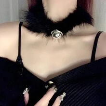 1pc White Elegant Christmas Feather Necklace With Bell Pendant For Women With A & Unique Atmosphere Collarbone Chain - HL0334/HL0344 - View 9