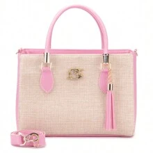 Women Bag Sets - Baby Pink - View 4