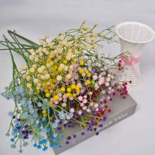 5入組發亮雪花草,共108朵花,豪華人造花束禮品,適用於情人節,餐桌裝飾品,客廳家飾,中心點,插花裝置 - 紫色 - 查看 4