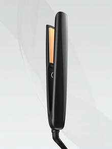 1入組快速加熱直髮器,直板捲雙用,智能溫度控制,不損傷頭髮 - 黑色 - 查看 1