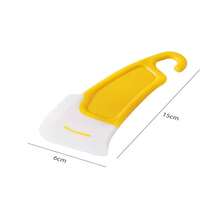 1pc Japanese Style High Temperature Resistant Silicone Scraper For Cleaning Pot, Bowl, Plate And Non-Stick Pan, Kitchen Tool - Yellow - View 7