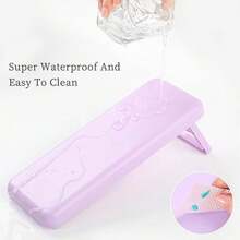 可折叠美甲扶手、美甲技术用美甲手托、水晶美甲马卡龙手托架、便携式水晶手托、美甲枕扶手、美甲桌用美甲用品、美甲用品、美甲工具、美甲工具、返校用品、美甲、按压式美甲工具 - 白色 - 查看 11