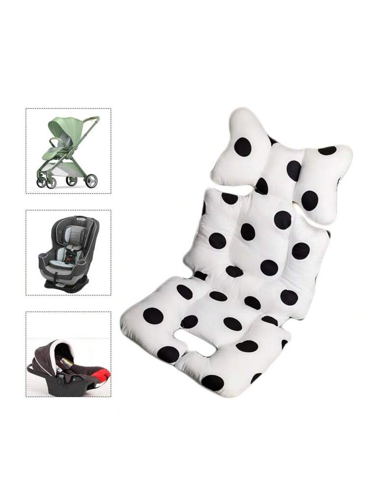 siège pour Poussette, siège bébé, Poussette Respirant pour bébé, Tapis Poussette, Coussin, siège avec Trous, Accessoire Poussette
