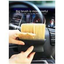 汽車清潔刷長軟毛細節清潔工具出風口內裝除塵刷無刮痕內裝清潔工具 - 彩色 - 查看 6